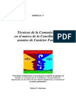 Modulo 5 Tecnicas de La Comunicacion en El Marco de La Conciliacion en Asuntos de Caracter Familiar