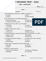 12 - Bio - Zoology: Part - I Note: Choose The Correct Answer: 8 X1 8