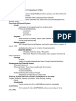 Basic Elements of The Financial System