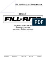 Digital Liquid Meter: Owners Installation, Operation, and Safety Manual