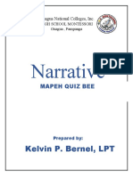 Mapeh Quiz Bee Narrative