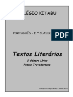 Textos Literários Textos Líricos - Poesia Trovadoresca