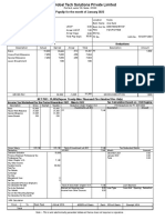 Payslip For The Month of January 2022: Earnings Deductions