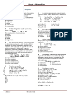 Lista I - Classificação Das Reações Inorgânicas