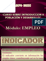 Indicadores de Empleo