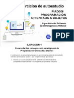 Desarrollar Los Conceptos Del Paradigma de La Programación Orientada A Objetos