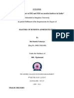 A Study On Impact of FII and FDI On Market Indices in India