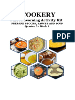 Cookery: Guided Learning Activity Kit