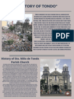 History of Sto. Niño de Tondo Parish Church