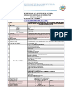 Informe Del Supervisor de Obra