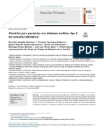 Checklist para Pacientes Con Diabetes Mellitus Tipo 2