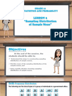 Lesson 2 Sampling Distribution of Sample Mean 03-30-22