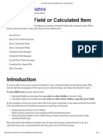 Excel Pivot Table Calculated Field or Calculated Item