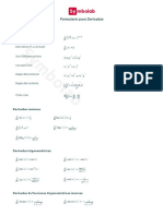 Formulario para Derivadas - Symbolab