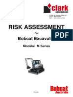 Risk Assessment: Bobcat Excavator