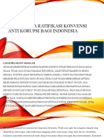 Pentingnya Ratifikasi Konvensi Anti Korupsi Bagi Indonesia