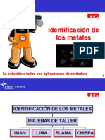 Identificación de Los Metales