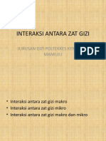 Interaksi Antara Zat Gizi