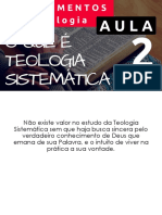 Teologia Sistemática Aula 2