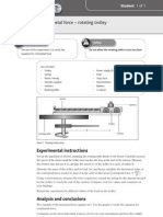 Practical 7 Centripetal Force - Rotating Trolley