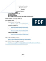 Obstetrics and Gynecology Module 4