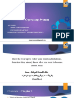 Operating System: Lecturer Ameer Sameer Hamood University of Babylon