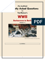 WW2 Barbarossa To Berlin - (The Unofficial) Frequently Asked Questions Version 1.1