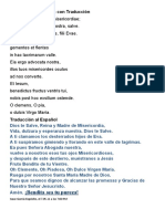 Salve Regina en Latín Con Traducción