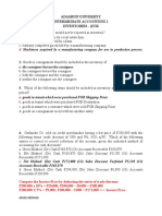 (03A) Inventories Quiz 01 ANSWER KEY