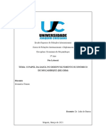 Economia de Moçambique-2021