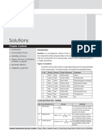 Solutions For Physics and Chemistry