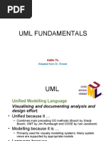 Uml Fundamentals: Adopted From Dr. Ernest