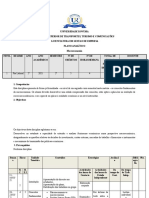 Plano Analítico - Macro