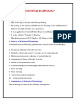 B Ed BEHAVIOURAL TECHNOLOGY Educational Technology ICT