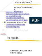 ELE3400 Transformateurs Triphases