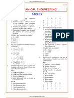 IES OBJ Mechanical Engineering 2003 Paper I