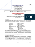 Cortez Diagnostics, Inc.: Multiple Drug Rapidip Instatest