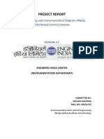 Project Report: Study of Piping and Instrumentation Diagram (P&ID), Distributed Control Systems