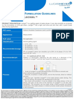 LECIGEL - Formulations Guidelines v1.0