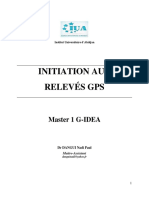 Cours - Initiation - Relevés GPS - IUA - 2019-2020