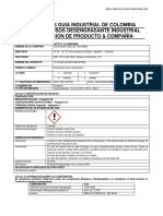 MSDS G-140 Multiusos Desengrasante Industrial V05