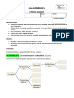 Guía de Trabajo, Tipos de Células