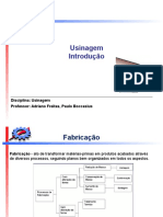 Usinagem Introdução Dia