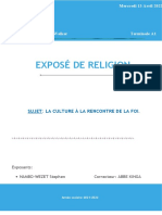 Religion (Culture - Foi)