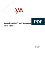 Avaya Expertnet™ Voip Assessment Tool White Paper: Release 4.3.11 May 2011