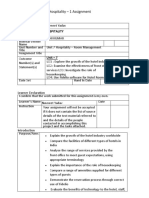 Hospitality - 1 Assignment