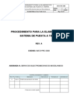 IMCO-PRC-2000 - Procedimiento para La Elaboracion de Sistema de Puesta A Tierra