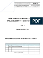 IMCO-PRC-2031 - Procedimiento de Conexionado de Cables Electricos e Intrumentacion