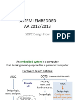 Sistemi Embedded AA 2012/2013: SOPC Design Flow