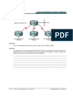 Lab 2.10.2a VLSM 1: Objective